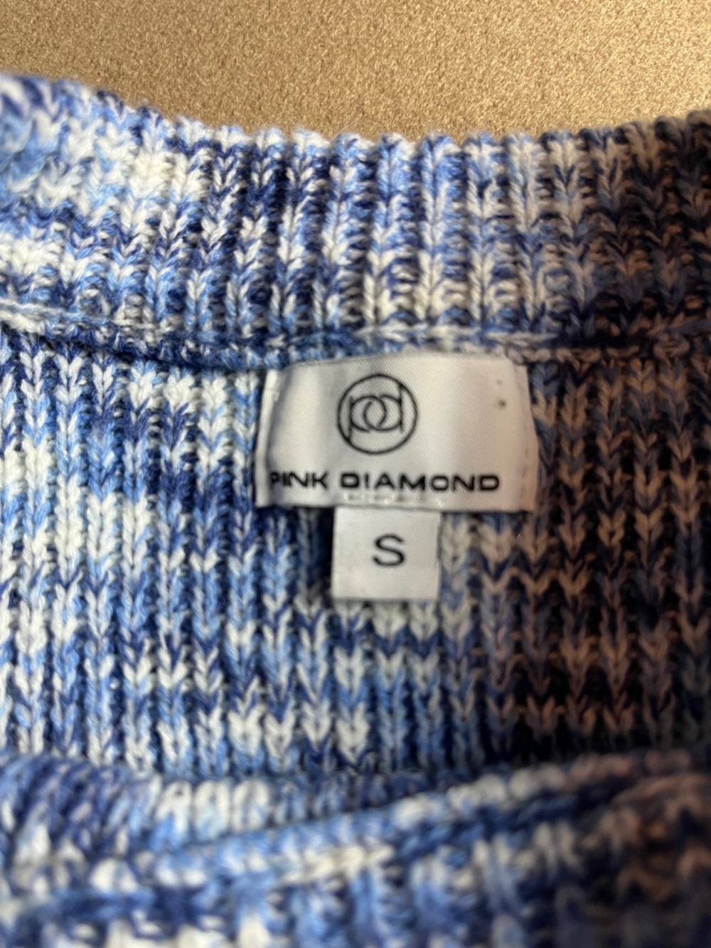 Pink Diamond Knit Mini Dress - S - Picture 2 of 8